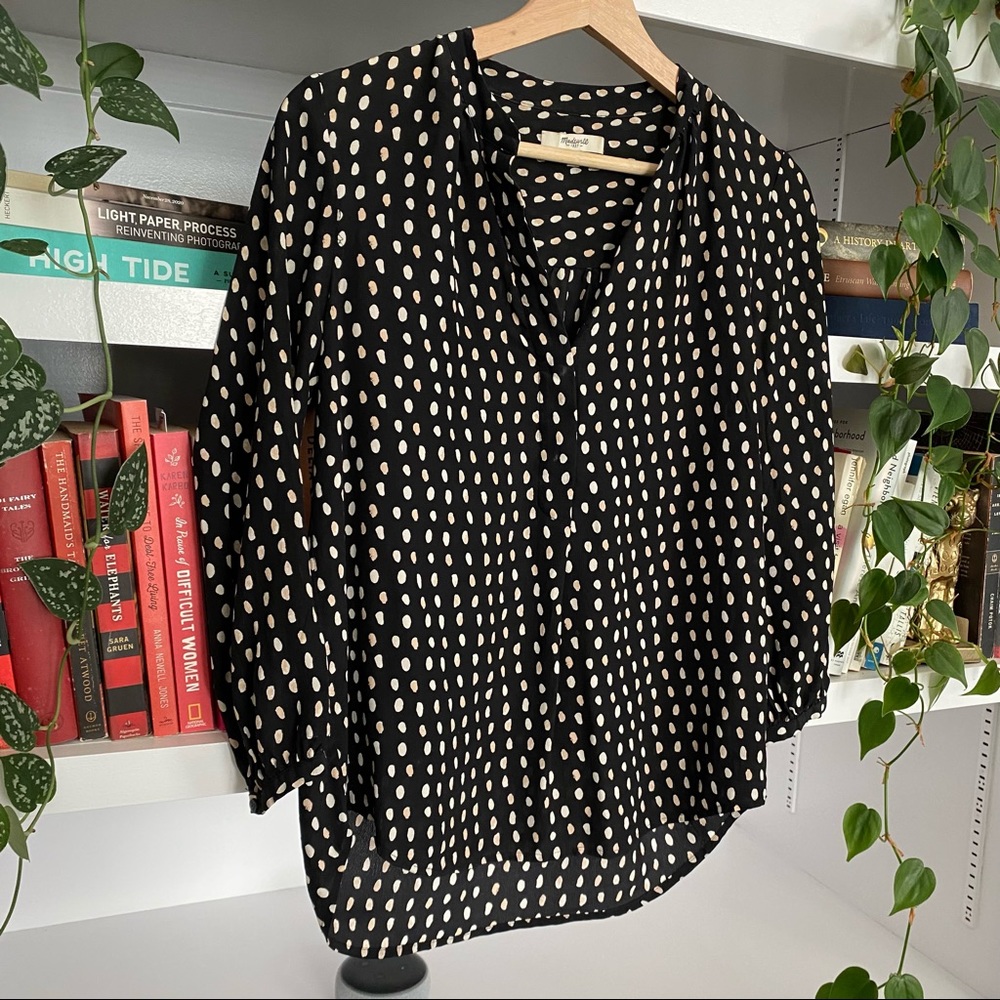 SOLD - Madewell blouse 100% Silk